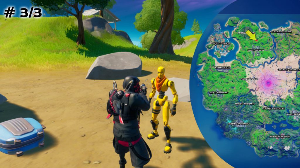 parla con manichino mappa fortnite